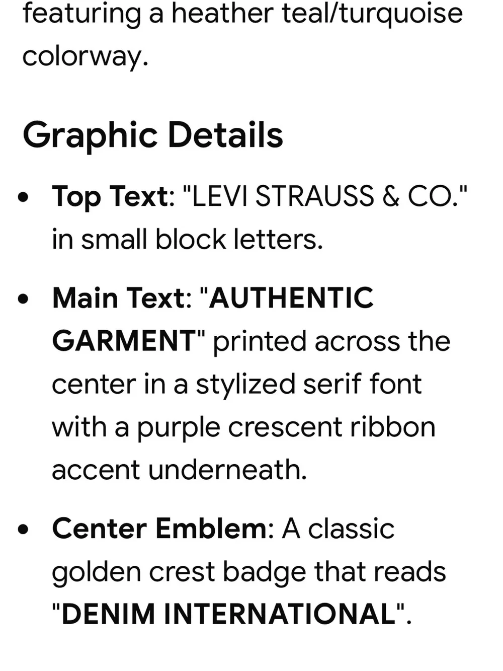 Levis levi crew